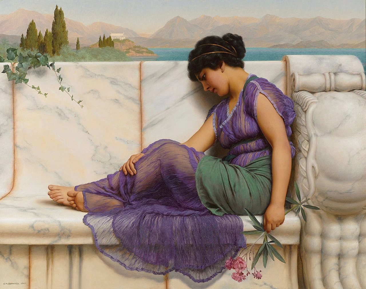 Ozio estivo - Sogni ad occhi aperti, 1909